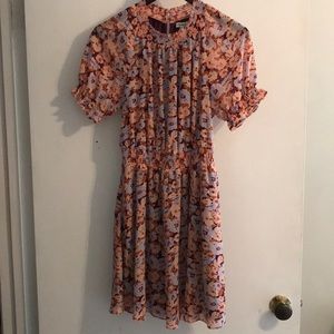 MADEWELL Babydoll floral dress